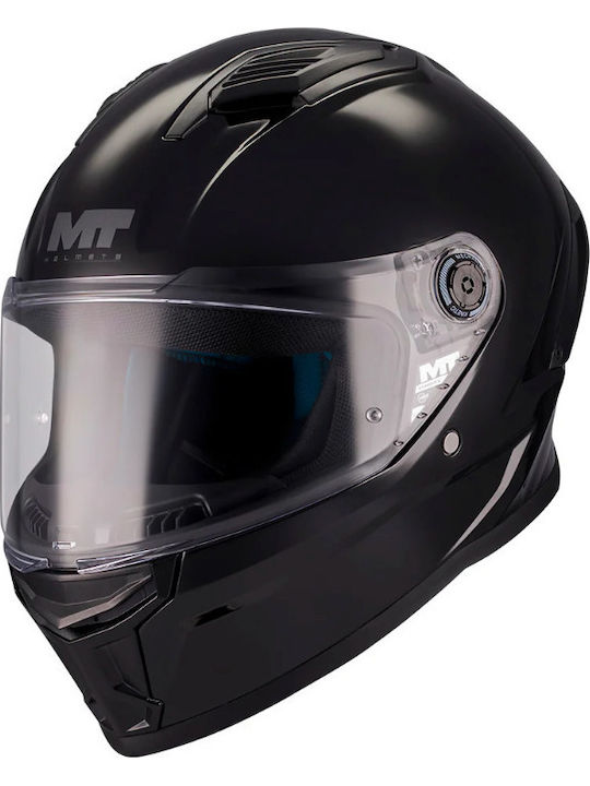 MT Stinger 2 Pure A1 Negru Lucios Casca Moto Fa...