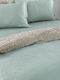 Palamaiki Ella Σετ Κουβερλί Μονό Microfiber Jade 160x240cm 2τμχ