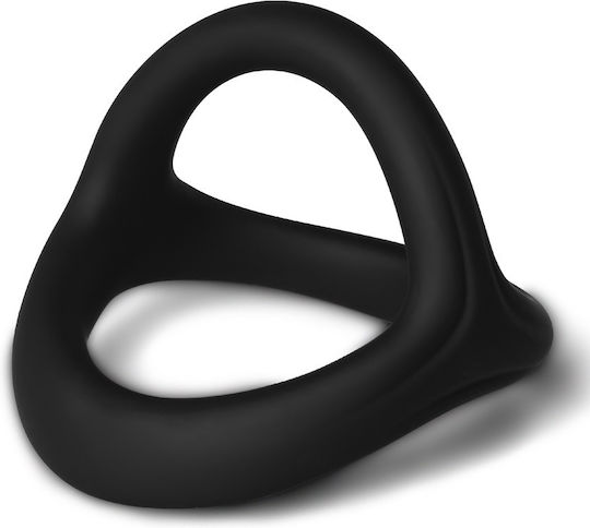 Aph Hard Splitter Silicone Ring Type Δαχτυλίδι Πέους Μαύρο Σιλικόνης By2004