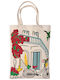 Silk Fashion Fabric Shopping Bag