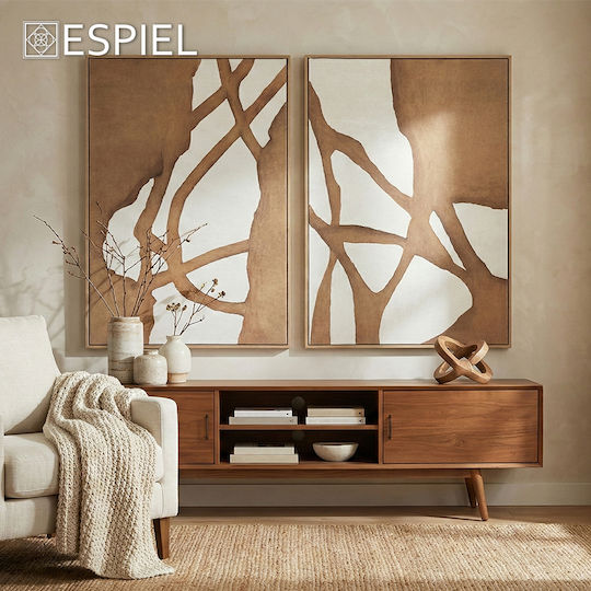 Espiel Δίπτυχος Πίνακας σε Καμβά 50x70cm