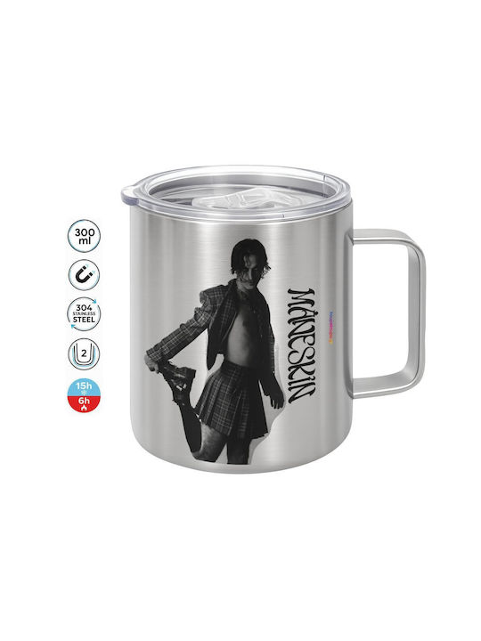 Koupakoupa Maneskin Damiano David Metallic Mug ...