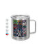 Koupakoupa Halloween Metallische Tasse Mit Deckel Braune 300ml