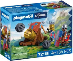Playmobil Knights Λεοντόκαρδοι Ιππότες Με Κανόνι για 4 ετών
