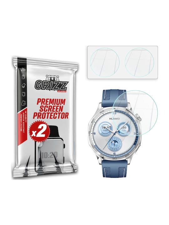 GrizzGlass Tempered Glass for Huawei Watch GT 2 Pieces