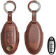 Leather Car Key Case Nissan 2 Buttons