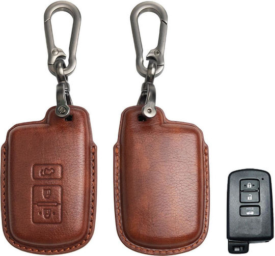 Husă Din Piele Pentru Cheie Auto Toyota 3 Butoane