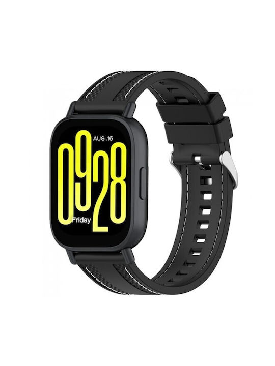 Curea Silicon Neagră (Xiaomi Watch 5)