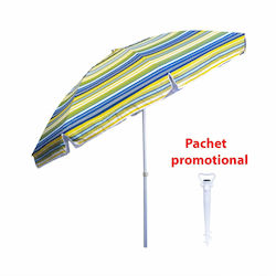 Strandsonnenschirm 2.4m Weiß Strandsonnenschirm 2.4m Weiß