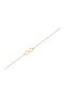 Kaloustian Women's Bracelet with Infinity Design Gold Plated Silver