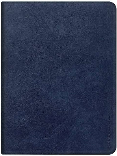 Flip Cover Lederartig Blau (Apple iPad Pro 2024)