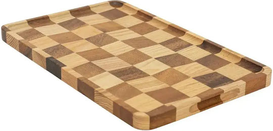 Ξύλινα Ορθογώνια Πιάτα End Grain Ακακίας & Rubberwood Με Τοίχωμα 38x24 Εκ. Ξύλινα Ορθογώνια Πιάτα End Grain Ακακίας & Rubberwood Με Τοίχωμα 38x24 Εκ.
