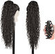 Ponytail Extension Synthesische Haare Kanekalon Hochwertige Klammer Water Wave Natürliche Schwarze #2 71cm