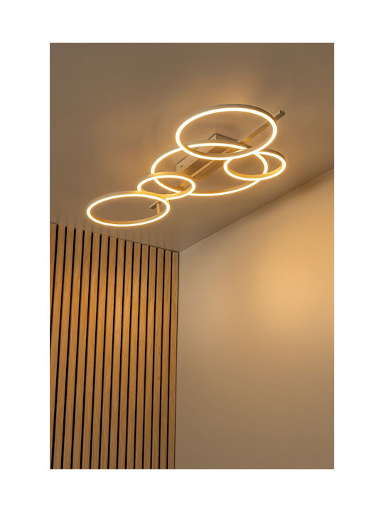 Lucide Lightning Nicola Mount Ceiling Light 132cm LED