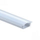Jager Walled Aluminum Profile 2m Silver LED Strips Milky Cover LED5104