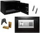 Safe with Digital Lock and Key M31xW20xH20cm Weight 4.5kg
