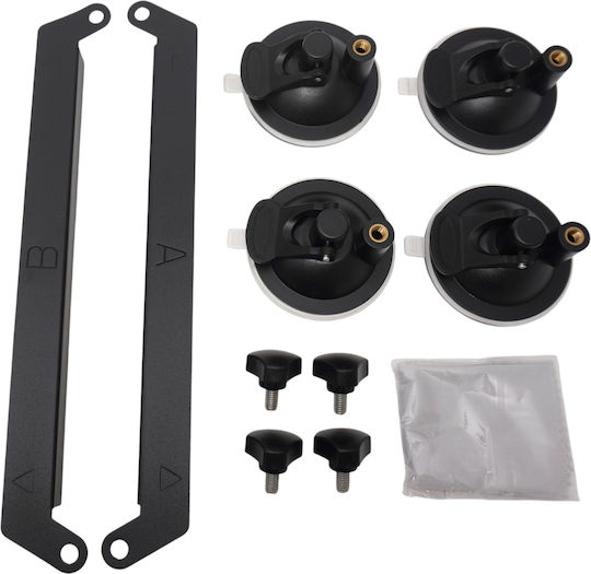 Car Roof Support Base Kit Starlink Mini Base Mounting Car Roof Kit 4 Suction Strong Grip Cups Stable Satellite Signal On Windows & Sunroofs Cars RVs Boats Yachts Black Code 1-per0159