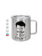 Koupakoupa Friends How You Doin? Metallic Mug with Lid Silver 300ml