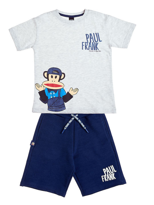 Kids Set with Shorts Summer 2 Pieces Gray