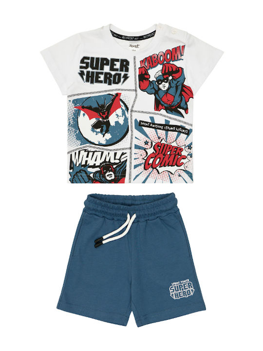 Sprint Kids Clothing Set with Shorts Summer 2 P...