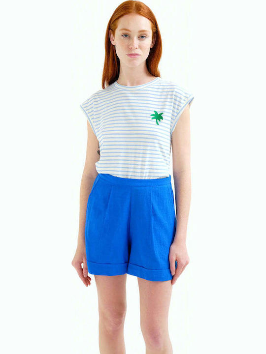 Women's Striped Multicolour T-shirt