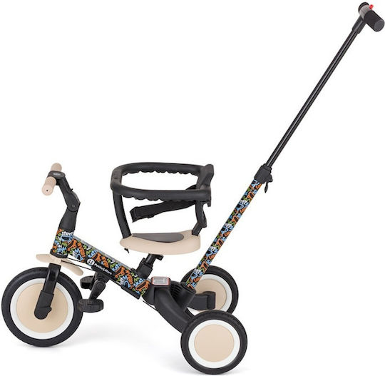 Petite & Mars Turbo Tricicletă Transformabilă cu Mâner pentru Părinți 5 în 1 pentru 1.5+ Ani Negru 613481