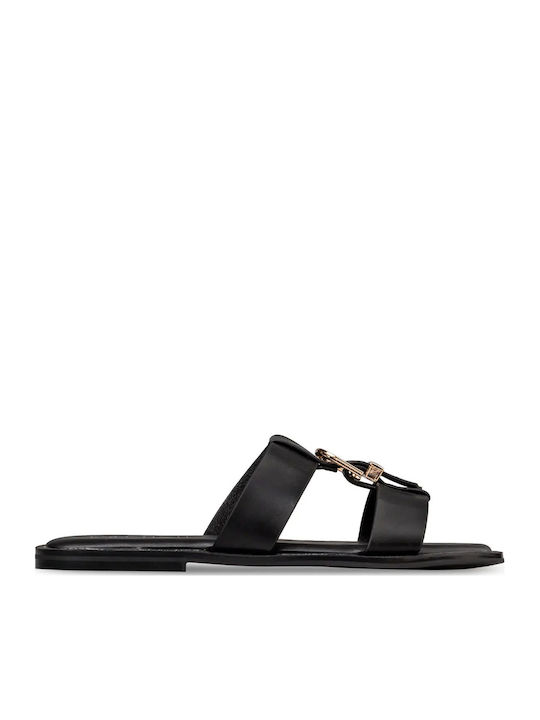 Envie Shoes Δερμάτινα Γυναικεία Σανδάλια Μαύρα