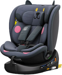Buf Boof B-Joy Deluxe i-Size 0-36 kg mit Isofix Dunkelgrau CAT