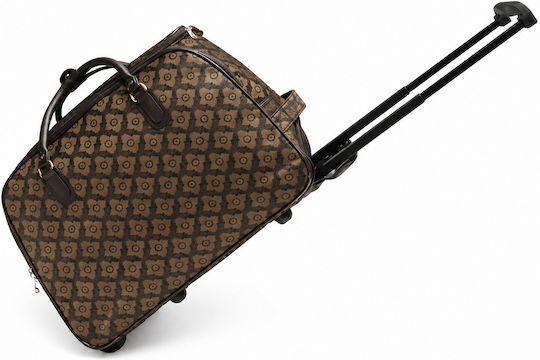 Sak Voyage Brown with Wheels from Artificial Leather L53xW30xH36cm