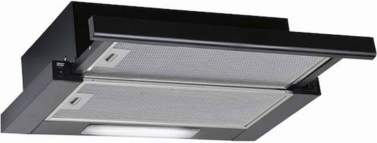 Hyundai Retractable Vent Hood 60cm Black