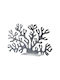 Decor Pentru Masă Coral Acrilic Alb 50x30,5cm 157.003.0108.02