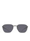 Mykita Unisex Sonnenbrillen mit Schwarzem Metallrahmen und schwarzen Gläsern