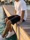 Herren Shorts Fracht Schwarz