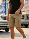 Herren Shorts Cargo Beigen