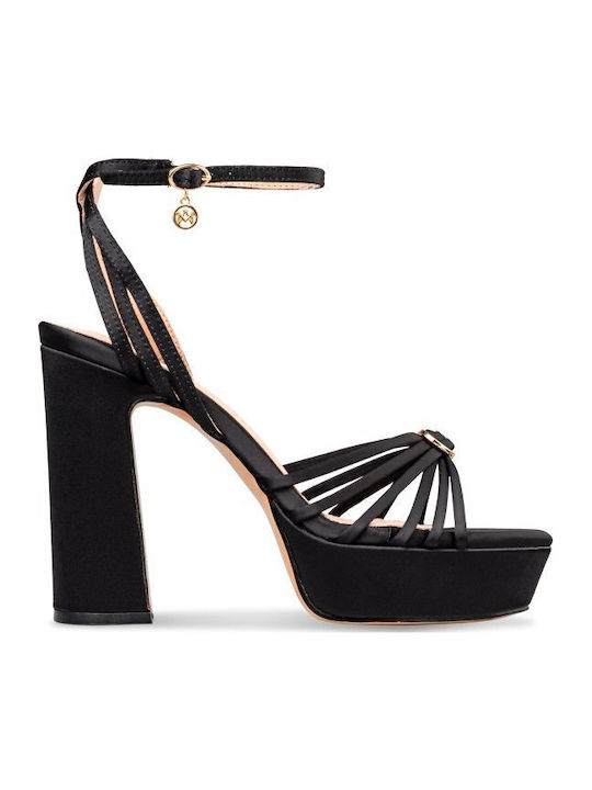 Envie Shoes Текстилни Сандали Черни