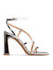 Damen Sandalen Silber
