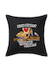 Koupakoupa Koula Sofa Cushion Do You Hear Me from 100% Cotton Black 50x50cm