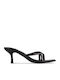 Mules with Thin Heel in Black Colour