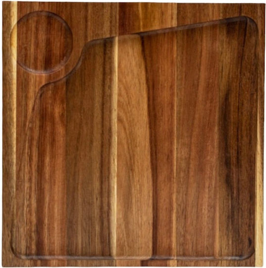 Wooden Serving Platter 30x30cm pl606