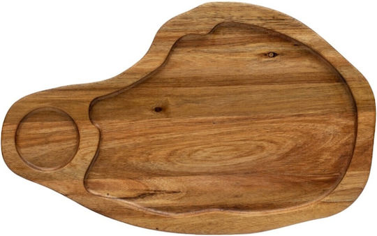 Hölzernes Servierplatte 45x28cm pl613