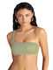 Bikini One Shoulder B Cup With Padding Green