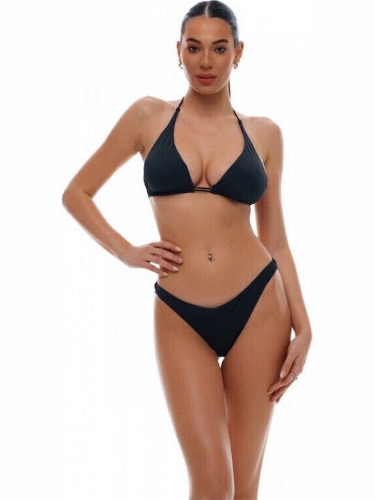 Bluepoint Topuri De Bikini Triunghi Cupe C Negru