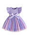 Girls Dress Tulle Purple