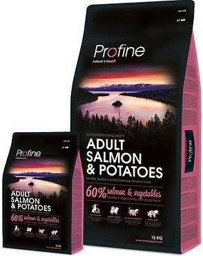 Profine 12kg Ξηρά Τροφή για Ενήλικους Σκύλους με Σολομό και Πατάτες