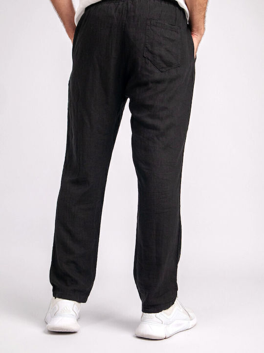 Pantaloni Regular Negru