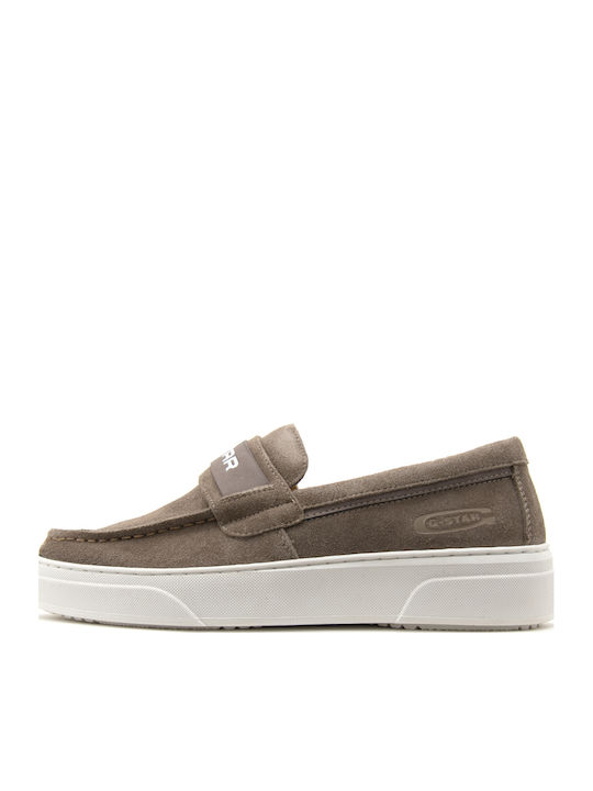 G-Star Raw G-Star Raw Suede Herren Mokassins in Braune Farbe