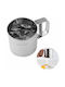 Powdered Sugar Container Stainless Steel 10.5x15.5cm