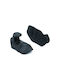 2τμχ Grips Γυμναστηρίου Σιλικόνη 9x5cm Μαύρο