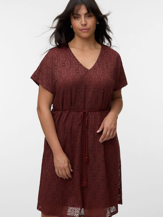 Vero Moda Mini Leather Brown Dress 10342060 | Skroutz.mt