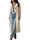 Women's Beige Gabardine